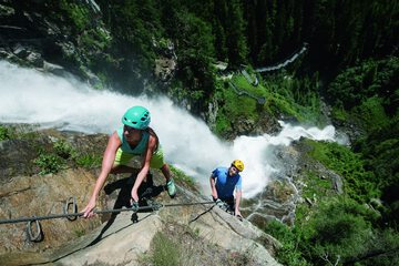 Outdoor rock climbing