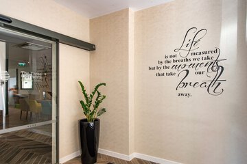 Interior entrance