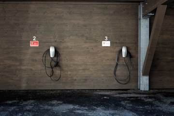 Electric vehicle charging station