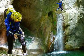 Outdoor rock climbing