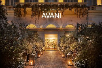 Front of property - evening/night