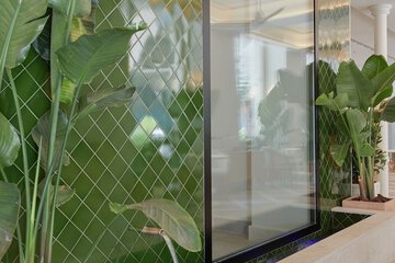 Interior entrance