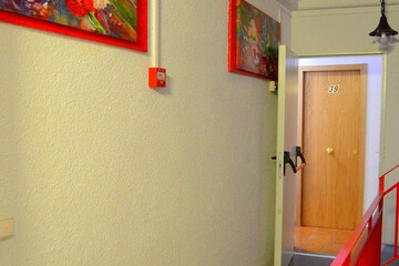 Interior entrance