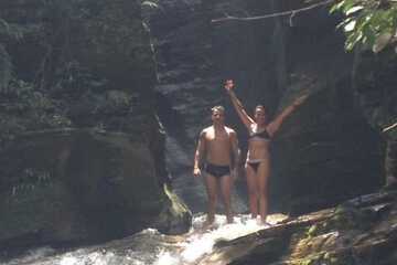 Outdoor rock climbing