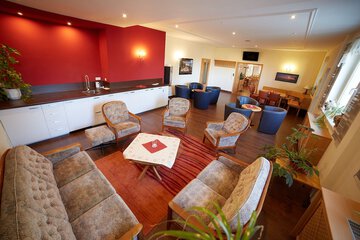 Lobby sitting area