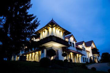 Front of property - evening/night