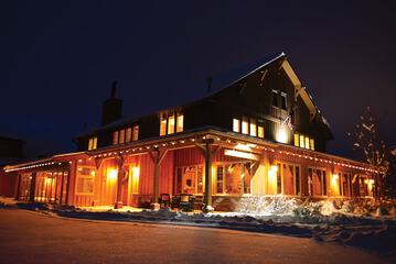 Front of property - evening/night