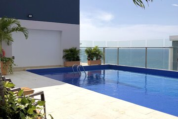 Rooftop pool