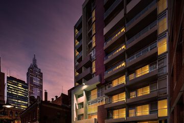 Front of property - evening/night