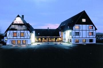 Front of property - evening/night
