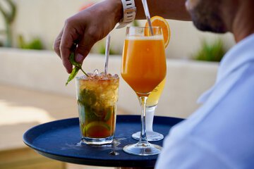 Poolside bar