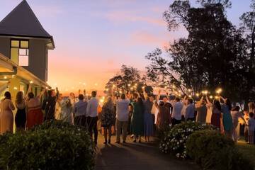 Front of property - evening/night