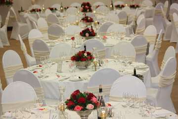 Indoor wedding