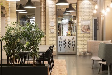 Lobby sitting area
