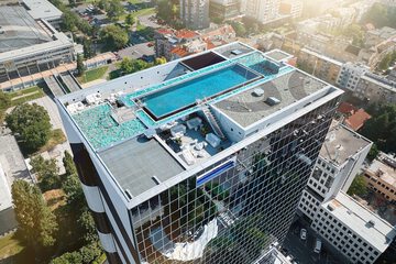 Rooftop pool