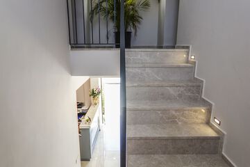 Interior entrance