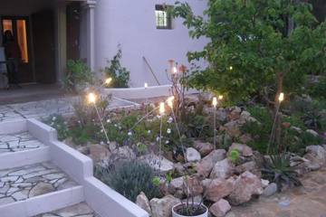 outside
