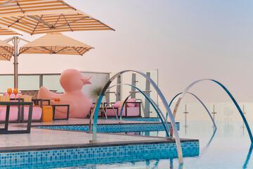 Rooftop pool