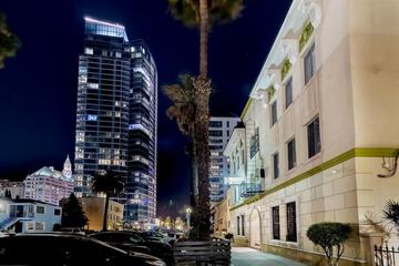 Front of property - evening/night