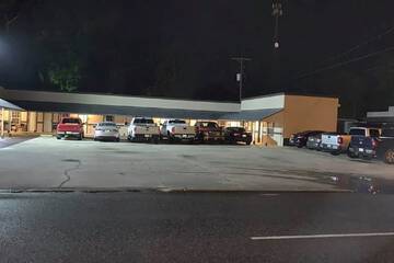 Front of property - evening/night