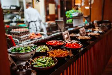 Breakfast buffet