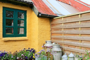 outside