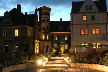 Front of property - evening/night