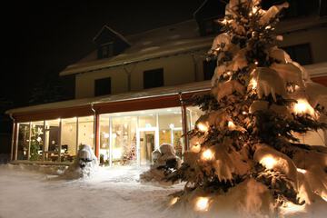 Front of property - evening/night