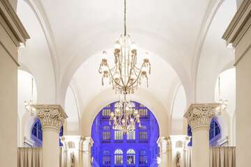 Interior entrance