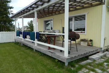 outside