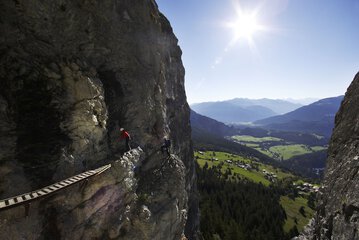 Outdoor rock climbing