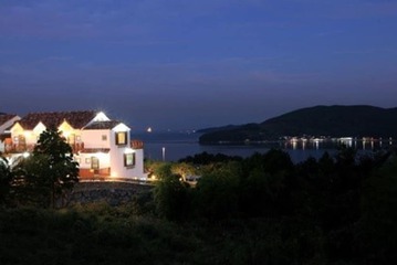 Front of property - evening/night