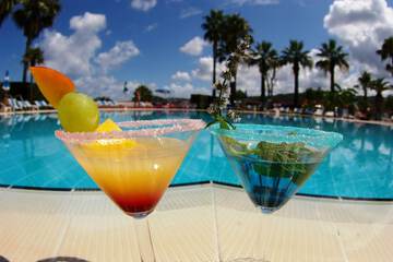 Poolside bar