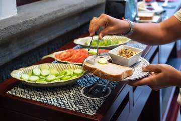 Breakfast buffet