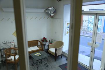Interior entrance