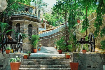 Front of property - evening/night