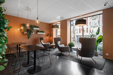 Lobby sitting area