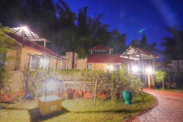 Outdoor wedding area