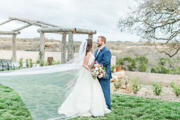 Outdoor wedding area
