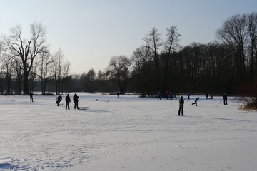Ice skating