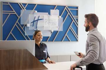 Check-in/check-out kiosk