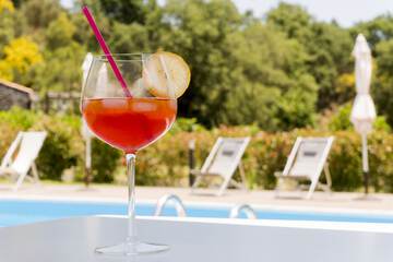 Poolside bar