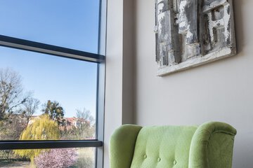 Lobby sitting area