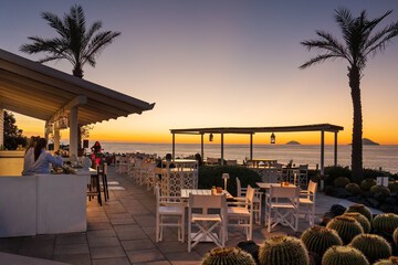 Poolside bar