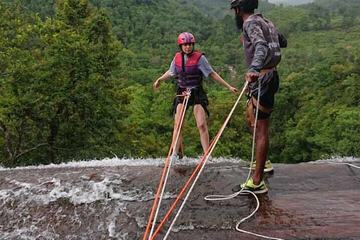 Outdoor rock climbing