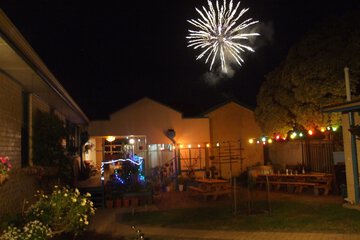 Front of property - evening/night