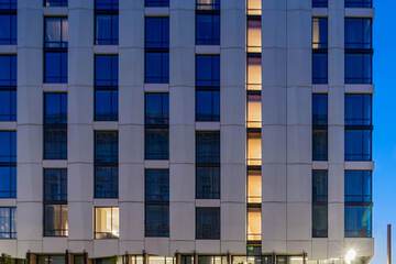 Front of property - evening/night