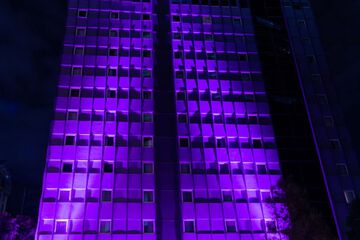 Front of property - evening/night