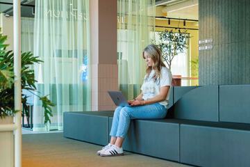Lobby sitting area