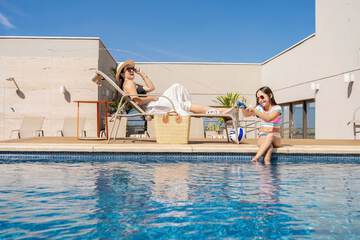 Rooftop pool
